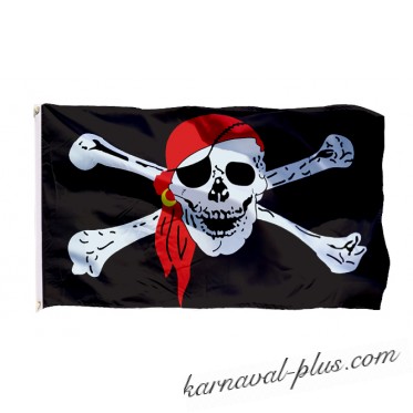 Пиратское большое полотно/флаг